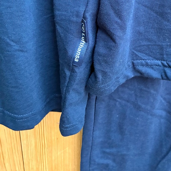 Van Laack For Lufthansa Mens Navy Blue Pajamas Sz Large - Picture 2 of 6